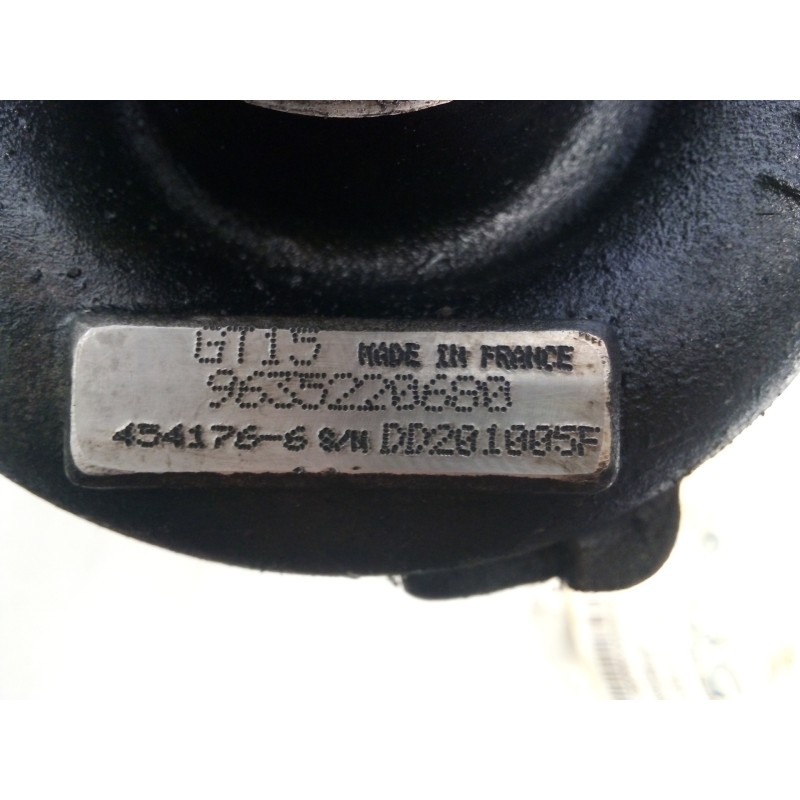 Recambio de turbocompresor para citroën xsara berlina 1.9 turbodiesel referencia OEM IAM 9635220680  
