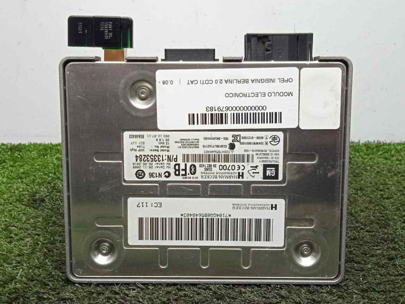 Recambio de modulo electronico para opel insignia berlina 2.0 cdti cat referencia OEM IAM 13353284  