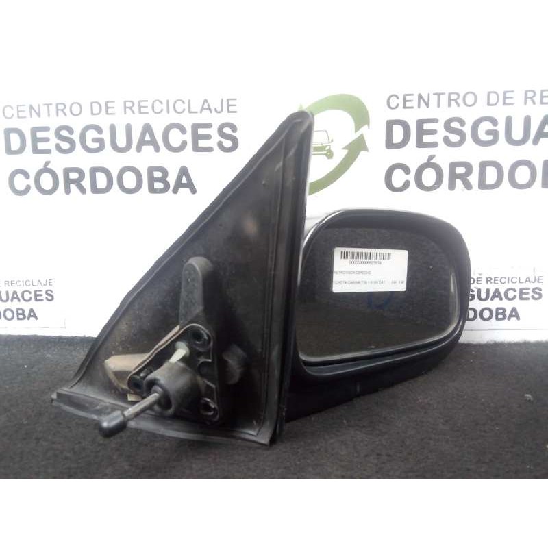 Recambio de retrovisor derecho para toyota carina (t19) 1.6 16v cat referencia OEM IAM  MANUAL NEGRO