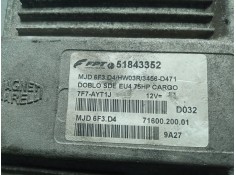Recambio de centralita motor uce para fiat doblo (119) 1.3 16v jtd cat referencia OEM IAM 51843352-7F7AYT1J-7160020001-MJD6F3D4  2