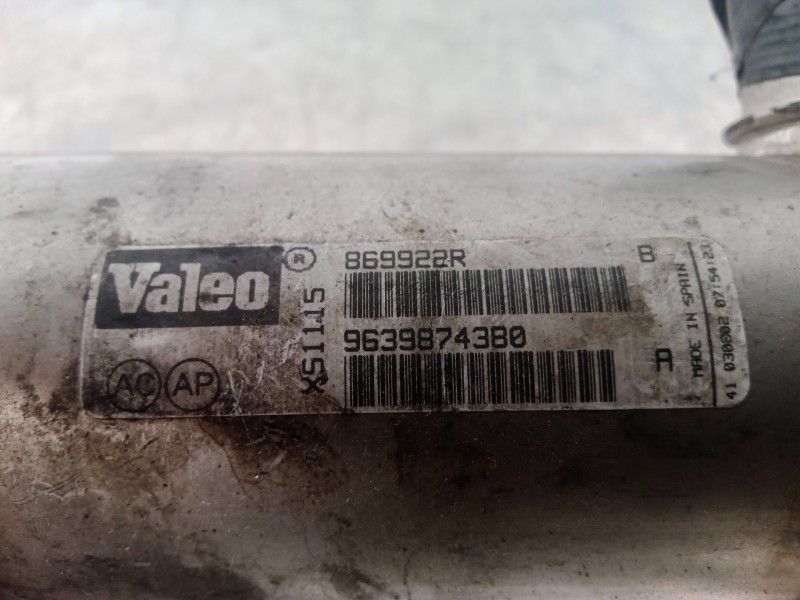Recambio de enfriador gases egr para peugeot 307 break / sw (s1) sw referencia OEM IAM 9639874380 VALEO 