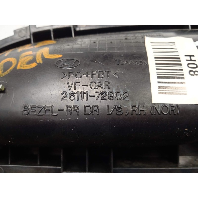 Recambio de maneta interior trasera derecha para hyundai i40 cw 1.7 crdi cat referencia OEM IAM 2611172802  