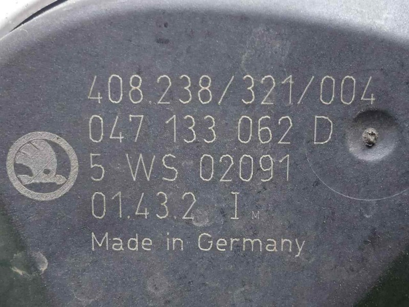 Recambio de caja mariposa para skoda fabia (6y2/6y3) 1.4 referencia OEM IAM 047133062D-5WS02091  6.PINES