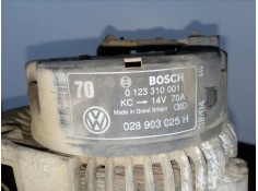 Recambio de alternador para volkswagen vento (1h2) 1.6 referencia OEM IAM 0123310001-028903025H BOSCH 70AH 2