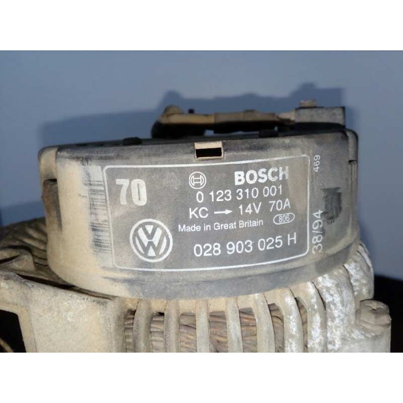 Recambio de alternador para volkswagen vento (1h2) 1.6 referencia OEM IAM 0123310001-028903025H BOSCH 70AH
