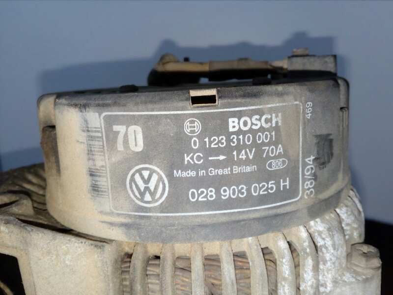 Recambio de alternador para volkswagen vento (1h2) 1.6 referencia OEM IAM 0123310001-028903025H BOSCH 70AH