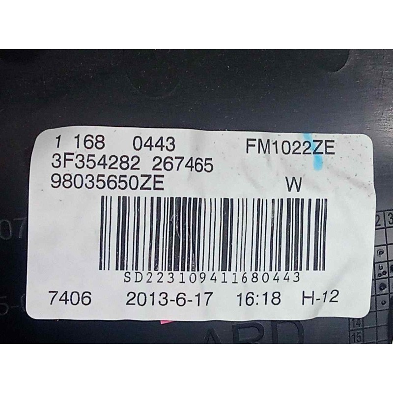 Recambio de guarnecido puerta trasera derecha para peugeot 508 2.0 16v hdi fap referencia OEM IAM 98035650ZE  
