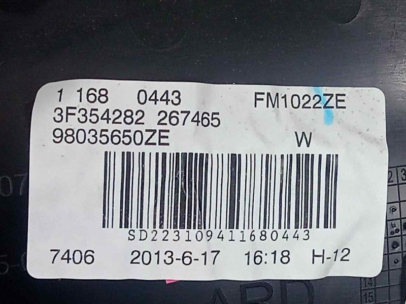 Recambio de guarnecido puerta trasera derecha para peugeot 508 2.0 16v hdi fap referencia OEM IAM 98035650ZE  