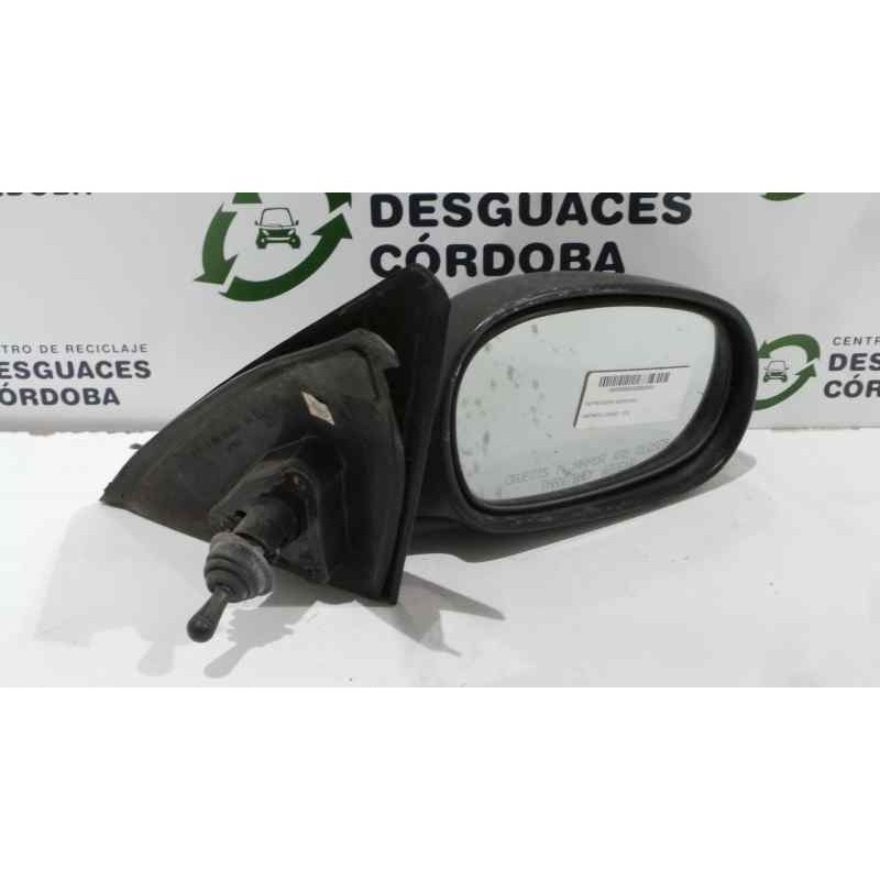 Recambio de retrovisor derecho para daewoo lanos 1.3 g referencia OEM IAM  MANUAL NEGRO PLASTICO