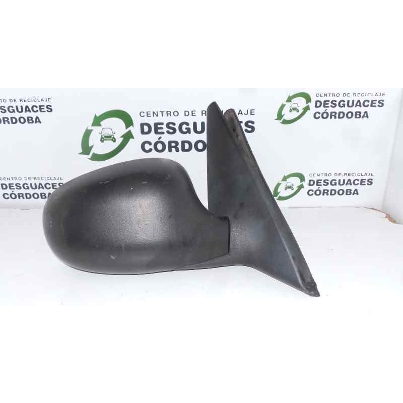 Recambio de retrovisor derecho para daewoo lanos 1.3 g referencia OEM IAM  MANUAL NEGRO PLASTICO