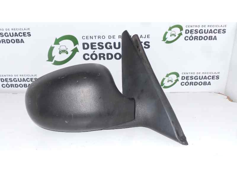 Recambio de retrovisor derecho para daewoo lanos 1.3 g referencia OEM IAM  MANUAL NEGRO PLASTICO