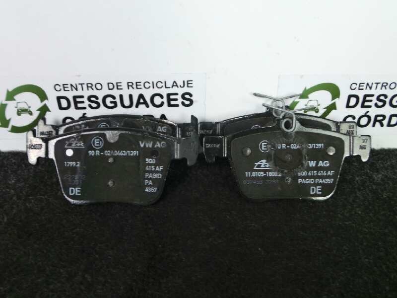 Recambio de pastillas frenos traseras para audi q2 (gab) 1.6 tdi referencia OEM IAM 5Q0615416AF-5Q0615415AF  