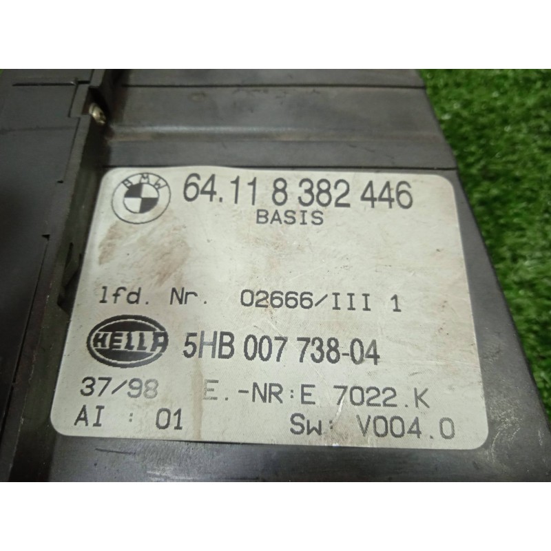 Recambio de mando climatizador para bmw serie 3 berlina (e46) referencia OEM IAM 64118382446-5HB00773804  
