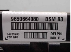 Recambio de centralita check control para citroën xsara berlina 1.6 16v cat (nfu / tu5jp4) referencia OEM IAM 9650664080-3470326 2