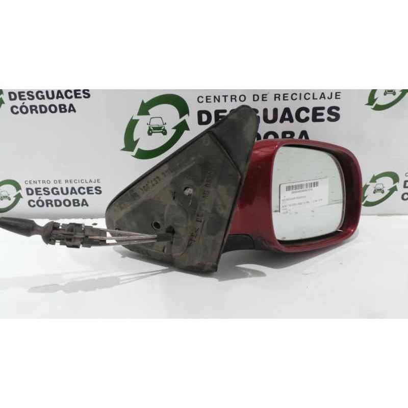 Recambio de retrovisor derecho para seat toledo (1m2) 1.6 16v referencia OEM IAM  MANUAL GRANATE - PEQUEÑO