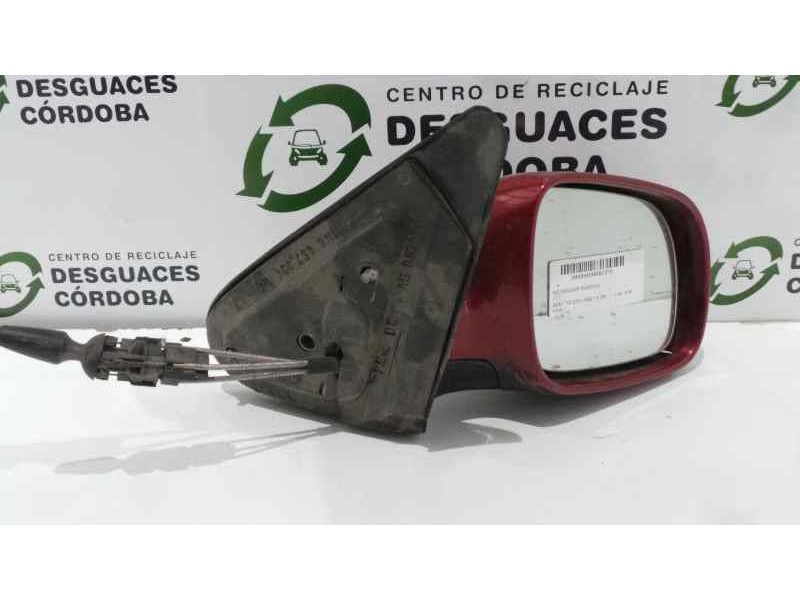 Recambio de retrovisor derecho para seat toledo (1m2) 1.6 16v referencia OEM IAM  MANUAL GRANATE - PEQUEÑO