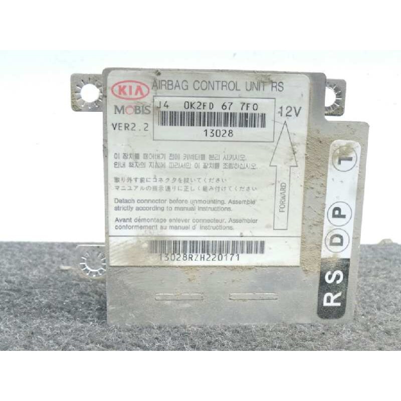 Recambio de centralita airbag para kia carens 2.0 turbodiesel cat referencia OEM IAM 0K2FD677F0-13028  MOBIS