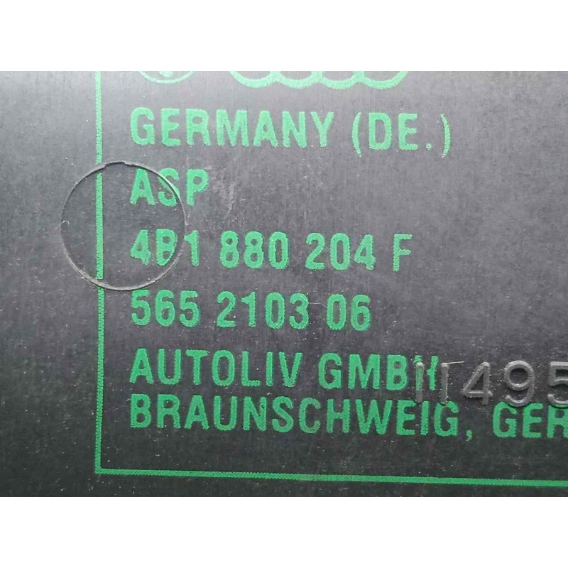 Recambio de airbag delantero derecho para audi a6 berlina (4b2) 2.4 v6 30v referencia OEM IAM 4B1880204F-565210306  