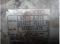 Recambio de compresor aire acondicionado para nissan primera berlina (p11) 2.0 16v cat referencia OEM IAM 926002J202-8483245010  2
