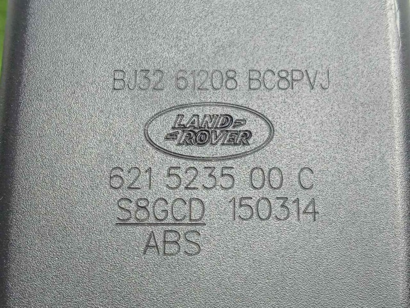 Recambio de enganche cinturon delantero derecho para land rover evoque 2.2 td4 cat referencia OEM IAM BJ3261208BC8PVJ-621523500C