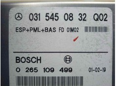 Recambio de centralita esp para mercedes-benz clase e (w210) berlina diesel 2.7 cdi 20v cat referencia OEM IAM 0265109499-031545 2
