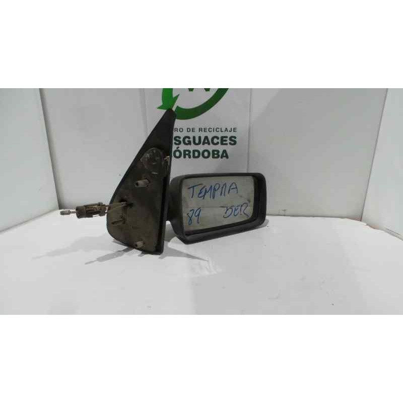 Recambio de retrovisor derecho para fiat tempra berlina (159) 1.4 cat referencia OEM IAM  MANUAL NEGRO PLASTICO
