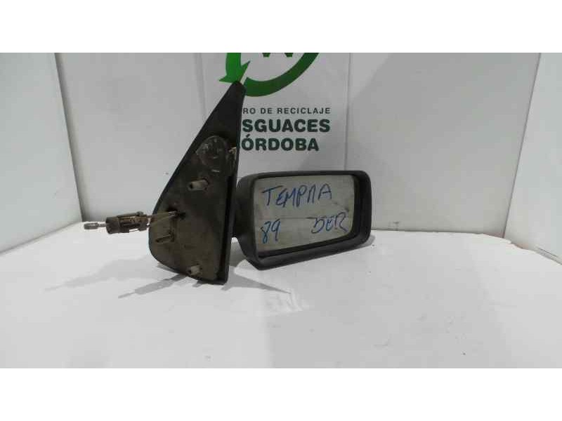 Recambio de retrovisor derecho para fiat tempra berlina (159) 1.4 cat referencia OEM IAM  MANUAL NEGRO PLASTICO