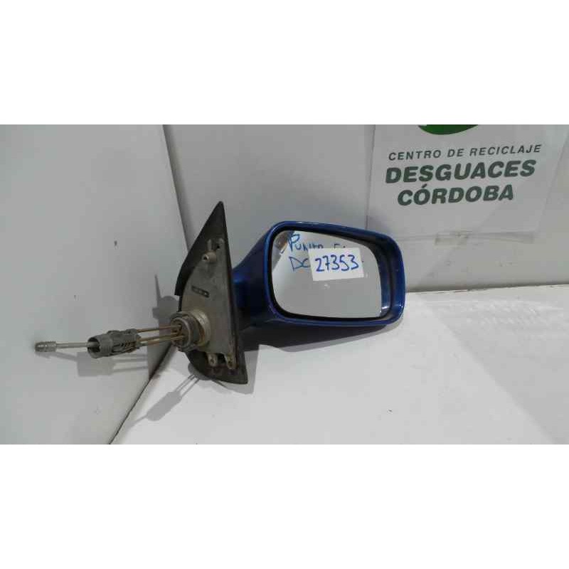 Recambio de retrovisor derecho para fiat punto berl. (176) referencia OEM IAM  176. - MANUAL AZUL OSCURO