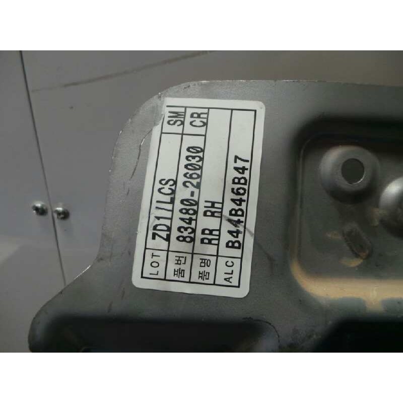 Recambio de elevalunas trasero derecho para hyundai santa fe (sm) 2.4 cat referencia OEM IAM 8348026030-9882026200  