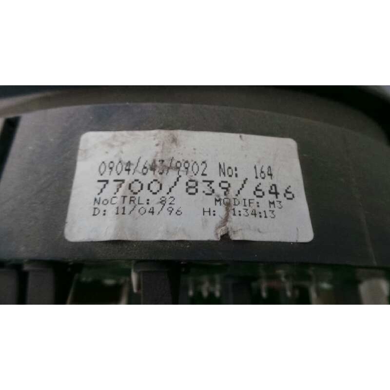 Recambio de cuadro instrumentos para renault megane i classic (la0) 1.9 diesel referencia OEM IAM 7700839646  