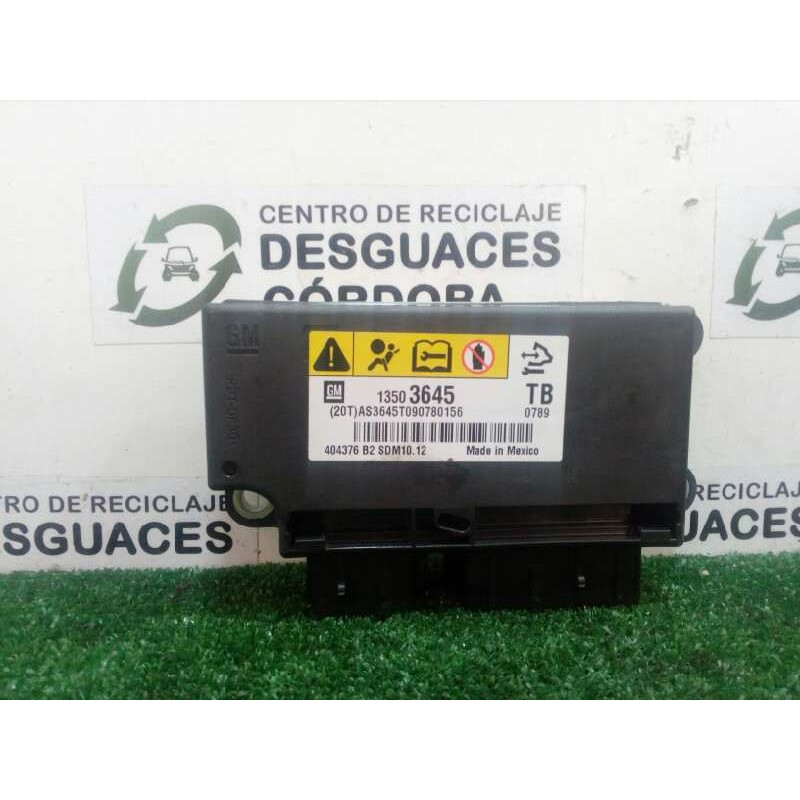 Recambio de centralita airbag para opel insignia berlina 2.0 cdti referencia OEM IAM 13503645-AS3645T090780156-404376  