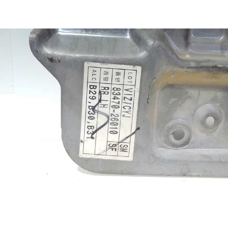 Recambio de elevalunas trasero izquierdo para hyundai santa fe (sm) 2.4 cat referencia OEM IAM 8347026010-9881026200  