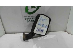 Recambio de retrovisor derecho para fiat fiorino (255) 1.1 referencia OEM IAM  MANUAL NEGRO PLASTICO