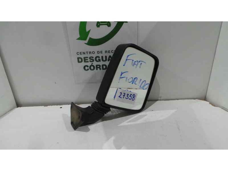 Recambio de retrovisor derecho para fiat fiorino (255) 1.1 referencia OEM IAM  MANUAL NEGRO PLASTICO