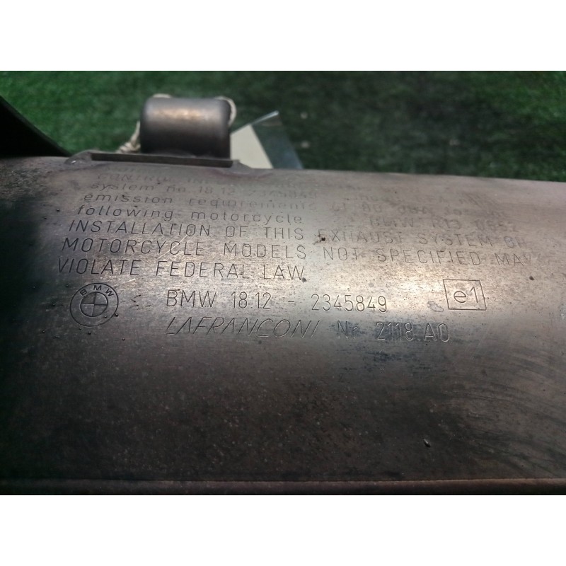 Recambio de silenciador trasero para bmw f 650 referencia OEM IAM 18122345849 R13- 00-06 IZQUIERDO