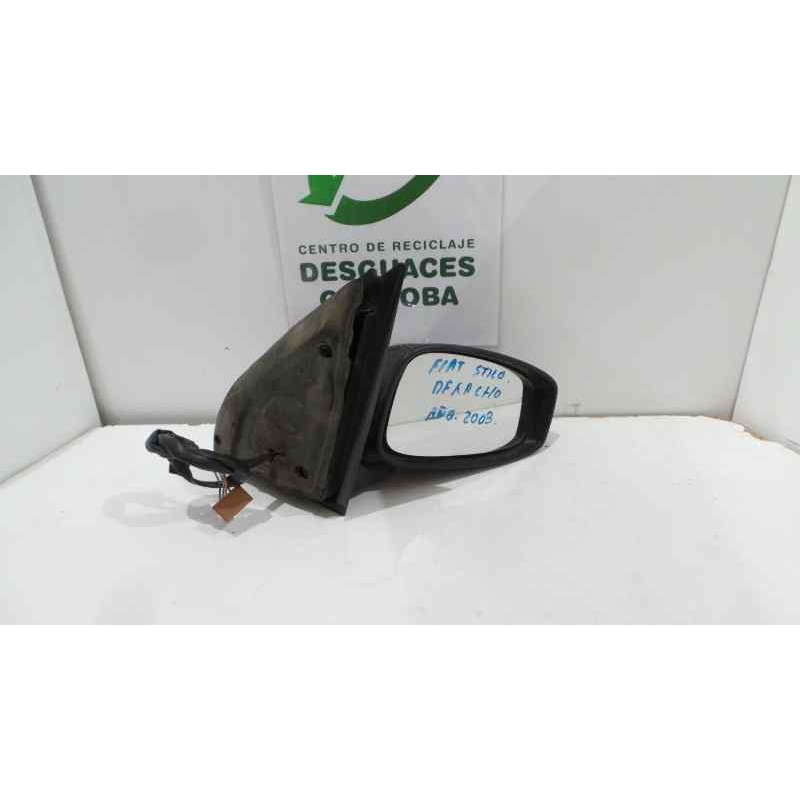 Recambio de retrovisor derecho para fiat stilo (192) 1.4 referencia OEM IAM  ELECTRICO - 9.PIN GRIS OSCURO