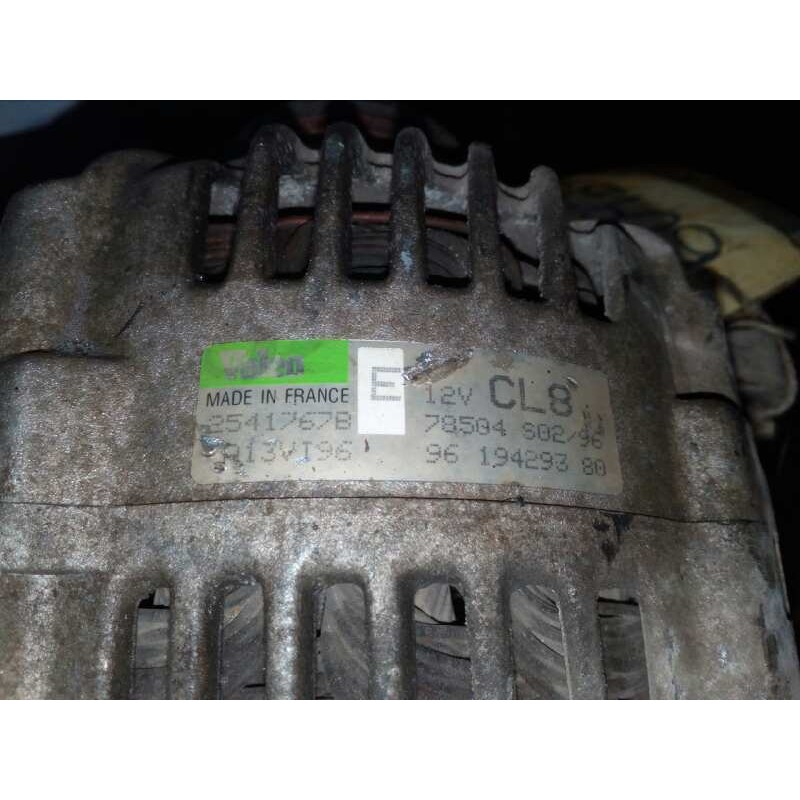 Recambio de alternador para citroën zx 1.4 referencia OEM IAM 9619429380-2541767A 2 PATILLAS 80 AH