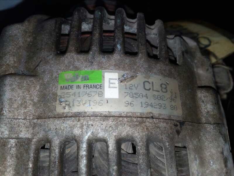 Recambio de alternador para citroën zx 1.4 referencia OEM IAM 9619429380-2541767A 2 PATILLAS 80 AH