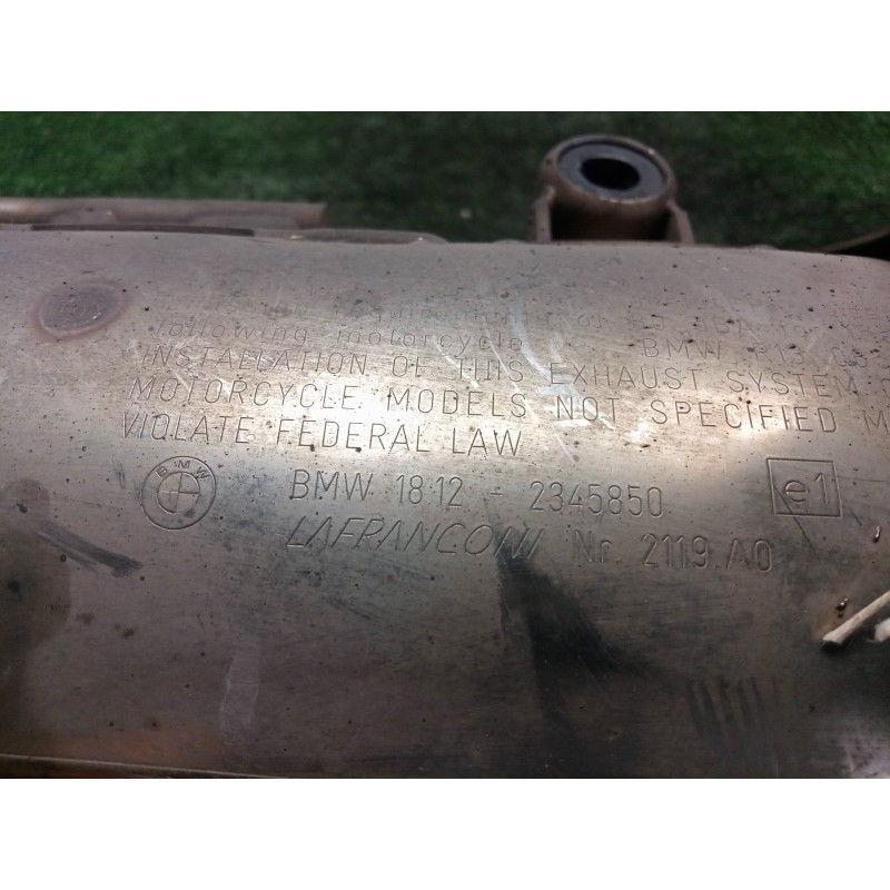 Recambio de silenciador trasero para bmw f 650 referencia OEM IAM 18122345850 R13-00-06 DERECHO