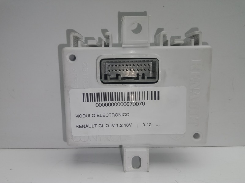 Recambio de modulo electronico para renault clio iv 1.2 16v referencia OEM IAM 283468105R-3130826M JOHNSON CONTROLS 