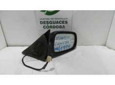 Recambio de retrovisor derecho para honda concerto (hw) referencia OEM IAM  ELECTRICO - 3.PIN NEGRO PLASTICO