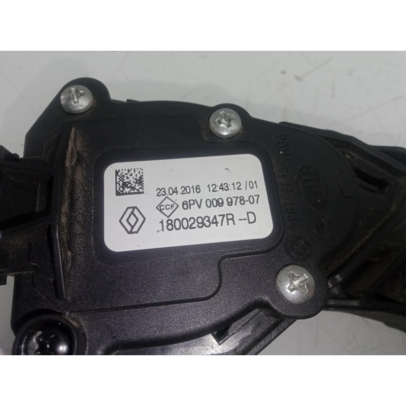 Recambio de potenciometro pedal para renault clio iv 1.2 16v referencia OEM IAM 180029347RD-180029347R-6PV00997807 6.PINES 
