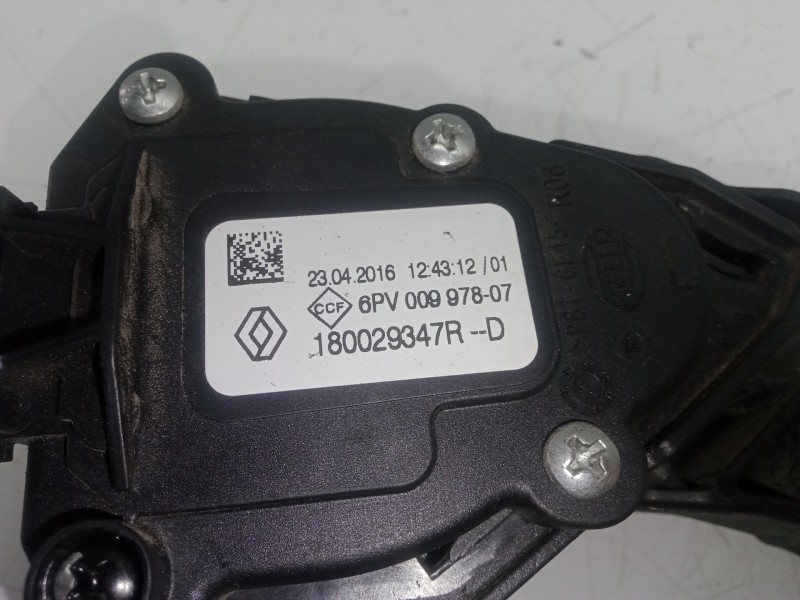 Recambio de potenciometro pedal para renault clio iv 1.2 16v referencia OEM IAM 180029347RD-180029347R-6PV00997807 6.PINES 