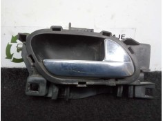 Recambio de maneta interior trasera derecha para peugeot 207 1.6 hdi referencia OEM IAM 96555516VD CROMADA 