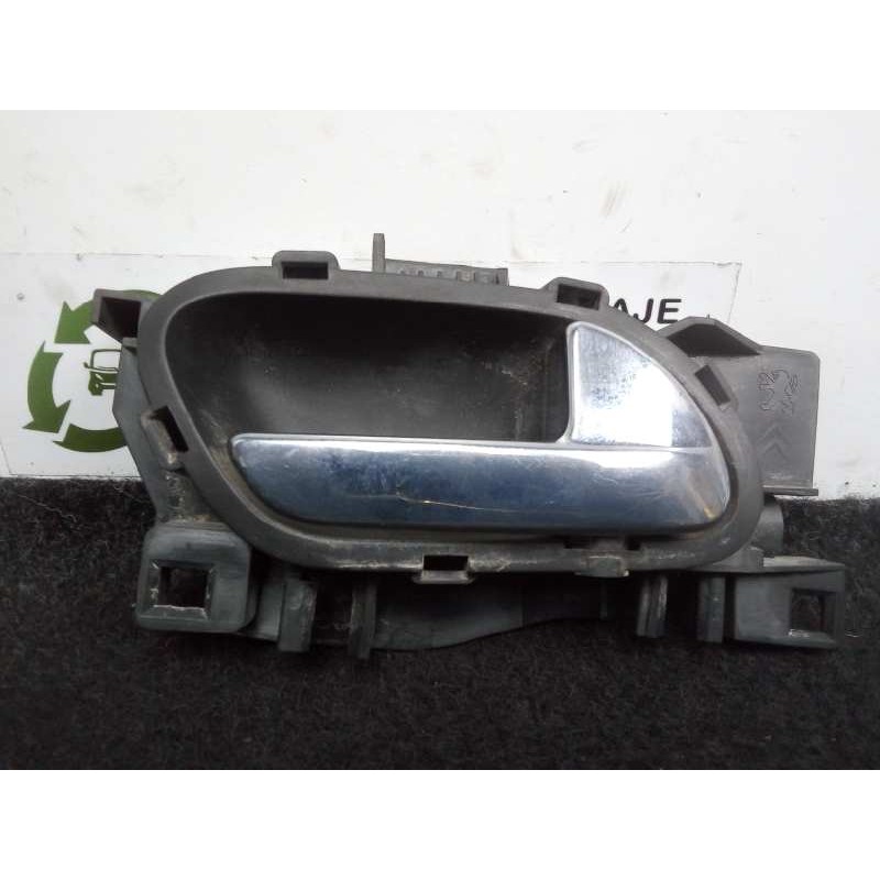 Recambio de maneta interior trasera derecha para peugeot 207 1.6 hdi referencia OEM IAM 96555516VD CROMADA 