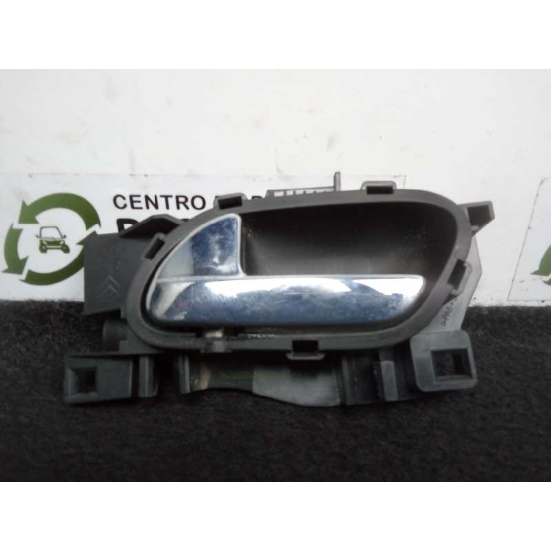 Recambio de maneta interior delantera izquierda para peugeot 207 1.6 hdi referencia OEM IAM 96555518VD CROMADA 