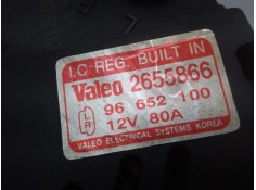 Recambio de alternador para chevrolet kalos 1.2 cat referencia OEM IAM 2655866-96652100 80AH - VALEO POLEA.FIJA - 4.CANALES 2