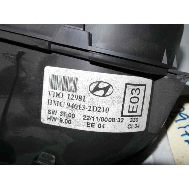 Recambio de cuadro instrumentos para hyundai elantra (xd) 1.6 16v cat referencia OEM IAM 940132D210-12981  