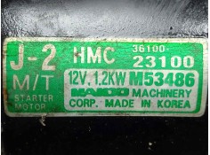 Recambio de motor arranque para hyundai coupe (rd) 1.6 16v cat referencia OEM IAM 3610023100-M53486 8.DIENTES MANDO 2