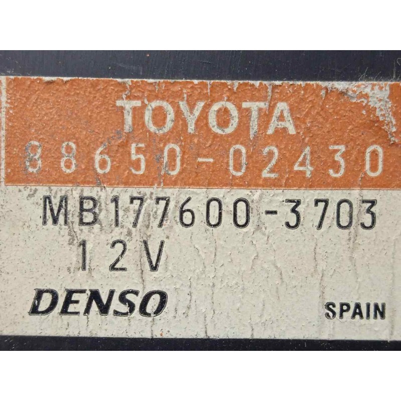 Recambio de modulo electronico para toyota auris 1.4 turbodiesel cat referencia OEM IAM 8865002430-1776003703-MB1776003703 DENSO